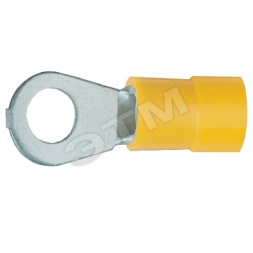 Кольцевой изолир. наконечник 4,0-6,0мм2 под винт М10 (желт.)