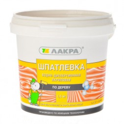 Шпатлевка по дереву ЛАКРА (бук), 1,5 кг